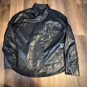 Dynamite Women's Black Leather Jacket